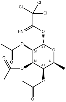 2,3,4-Tri-O-acetyl-α-L-fucopyranosyl trichloroacetimidate Structure