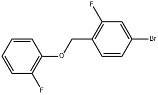 4-Bromo-2-fluoro-1-[(2-fluorophenoxy)methyl]benzene Structure