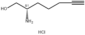 (S)-bishomopropargylglycinol hydrochloride Structure