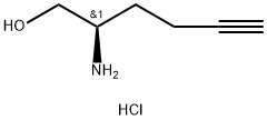 (R)-homopropargylglycinol hydrochloride Structure