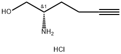 (S)-homopropargylglycinol hydrochloride Structure