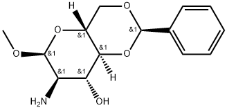 α-D-Glucopyranoside, methyl 2-amino-2-deoxy-4,6-O-[(R)-phenylmethylene]- Structure