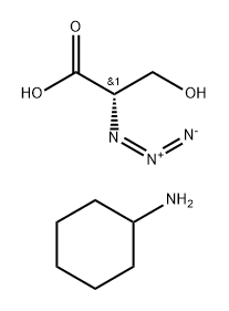 L-azidoserine CHA salt Structure