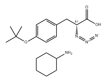 D-azidotyrosine tert-butyl ether CHA salt 구조식 이미지