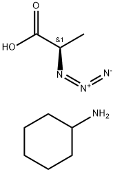 D-azidoalanine CHA salt Structure