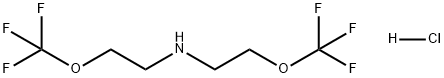 Ethanamine, 2-(trifluoromethoxy)-N-[2-(trifluoromethoxy)ethyl]-, hydrochloride (1:1) Structure