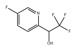 2-Pyridinemethanol, 5-fluoro-α-(trifluoromethyl)- Structure