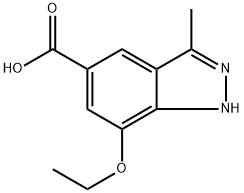 7-ETH0XY-3-METHYL-1H- INDAZ0LE-5-CARB0XYLIC ACID Structure