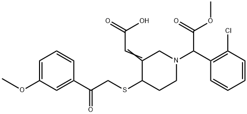 Clopidogrel Metabolite II 구조식 이미지