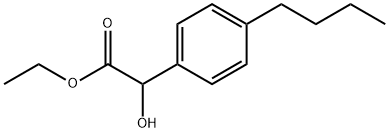 Ethyl 4-butyl-α-hydroxybenzeneacetate 구조식 이미지