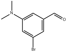 3-Bromo-5-(dimethylamino)benzaldehyde Structure