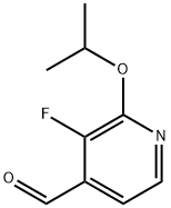 3-fluoro-2-isopropoxyisonicotinaldehyde Structure