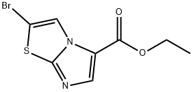 ethyl 2-bromoimidazo[2,1-b]thiazole-5-carboxylate Structure