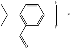 2-(1-Methylethyl)-5-(trifluoromethyl)benzaldehyde Structure