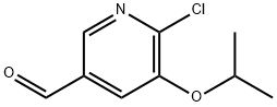 6-chloro-5-isopropoxynicotinaldehyde Structure