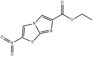 ethyl 2-nitroimidazo[2,1-b]thiazole-6-carboxylate 구조식 이미지