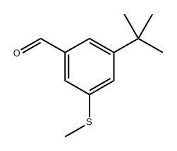 3-(tert-butyl)-5-(methylthio)benzaldehyde Structure