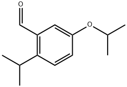 5-(1-Methylethoxy)-2-(1-methylethyl)benzaldehyde Structure