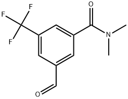 3-Formyl-N,N-dimethyl-5-(trifluoromethyl)benzamide Structure