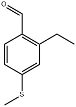 2-ethyl-4-(methylthio)benzaldehyde Structure