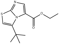 ethyl 3-(tert-butyl)imidazo[2,1-b]thiazole-5-carboxylate Structure