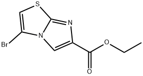 ethyl 3-bromoimidazo[2,1-b]thiazole-6-carboxylate Structure