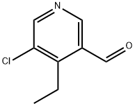 5-Chloro-4-ethyl-3-pyridinecarboxaldehyde Structure