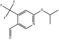 6-(1-Methylethoxy)-4-(trifluoromethyl)-3-pyridinecarboxaldehyde Structure