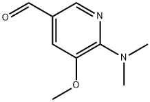 6-(Dimethylamino)-5-methoxynicotinaldehyde Structure