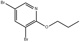 3,5-Dibromo-2-propoxypyridine Structure