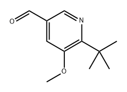 6-(tert-Butyl)-5-methoxynicotinaldehyde Structure