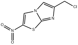 6-(chloromethyl)-2-nitroimidazo[2,1-b]thiazole Structure