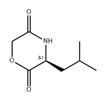 (S)-3-Isobutylmorpholine-2,5-dione 구조식 이미지