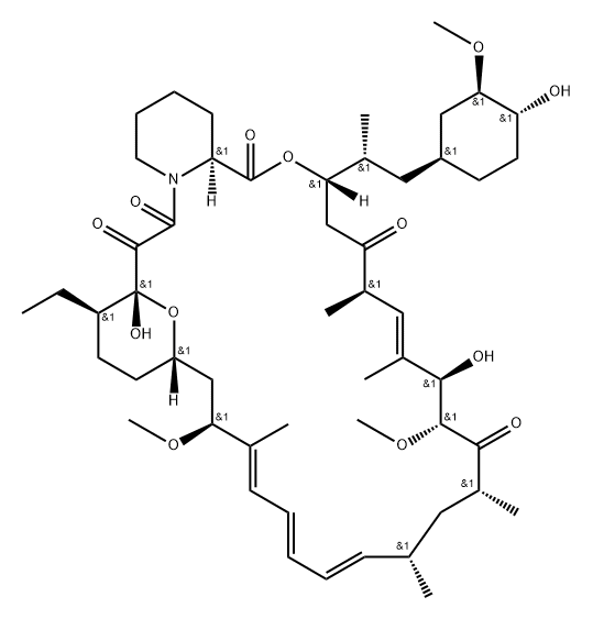 Rapamycin, 12-demethyl-12-ethyl- 구조식 이미지