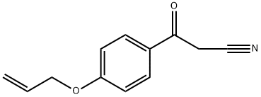 Benzenepropanenitrile, β-oxo-4-(2-propen-1-yloxy)- Structure