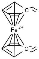 Ferrocene, 1,1'-diethenyl- Structure