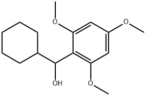 α-Cyclohexyl-2,4,6-trimethoxybenzenemethanol Structure