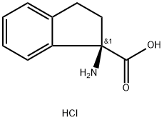 (R)-1-Amino-2,3-dihydro-1H-indene-1-carboxylic acid hydrochloride Structure