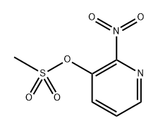 3-Pyridinol, 2-nitro-, 3-methanesulfonate Structure