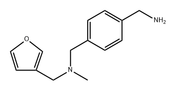 N1-(3-Furanylmethyl)-N1-methyl-1,4-benzenedimethanamine Structure