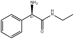 Benzeneacetamide, α-amino-N-ethyl-, (αR)- Structure