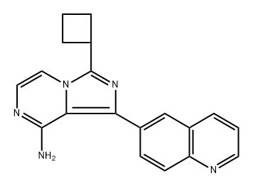 3-Cyclobutyl-1-(quinolin-6-yl)imidazo[1,5-a]pyrazin-8-amine Structure