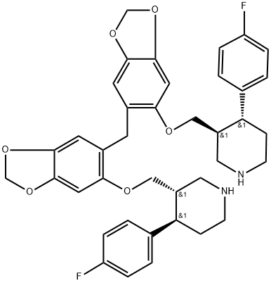 Methylene-Bis Paroxetine Structure