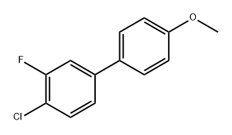 4-Chloro-3-fluoro-4'-methoxy-1,1'-biphenyl Structure