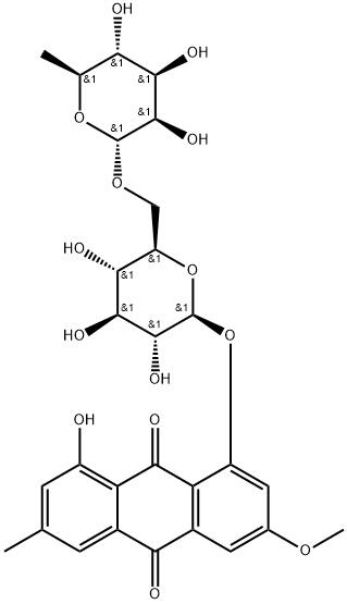 Physcion 8-O-rutinoside Structure