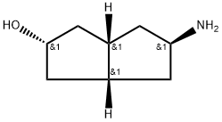 2-Pentalenol, 5-aminooctahydro-, (2α,3aβ,5β,6aβ)-rel- 구조식 이미지