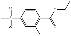 Ethyl 2-methyl-4-(methylsulfonyl)benzoate Structure