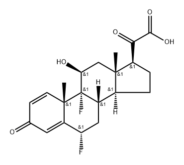 Difluprednate Impurity 17 Structure