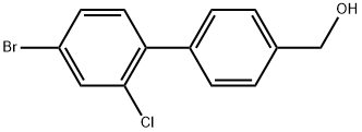 4'-Bromo-2'-chloro[1,1'-biphenyl]-4-methanol Structure