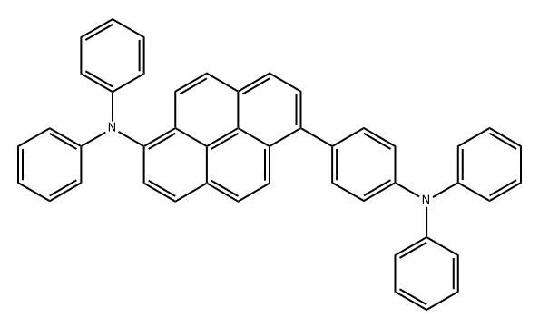 6-[4-(Diphenylamino)phenyl]-N,N-diphenyl-1-pyrenamine Structure